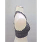 Felina Gray Lace Floral Whimsygoth Fairy Coquette Bridal Bralette Medium
