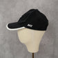 Nike Black White Raw Logo Cloth Strap Athletic Golf Baseball Cap Hat Small
