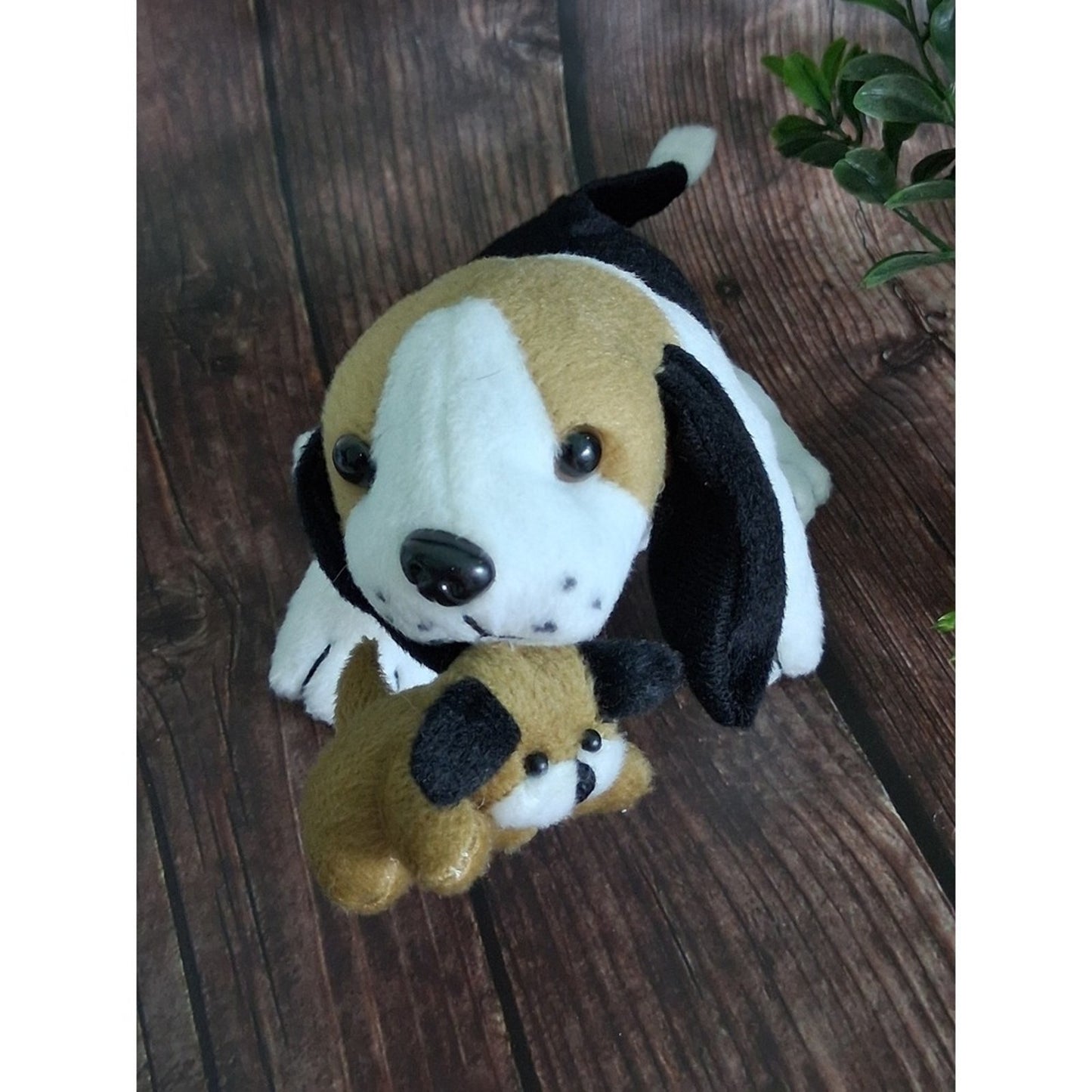 Mother with Baby Puppy Plush Stuffed Toy