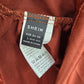Shein Brown Copper Drape Long Sleeve Zipper Party Y2K Indie Dress Medium 8/10