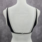 Xhilaration Black White Sports Hook Bikini Top Swimwear Medium