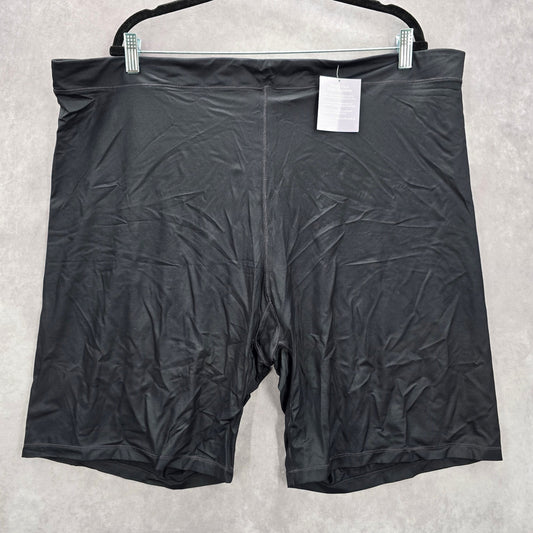 Catherines Black Sleep Intimates Stretch Compression Pants Shorts Plus 4X