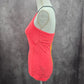 MPG Pink Orange Gray Racerback Sports Activewear Support Bra Tank Top Small
