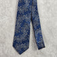 Joseph Abboud Royal Blue Gold Floral Paisley Executive Silk Neck Tie Men's