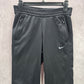 Nike Black Cropped Capri Pull On Athletic Running Jogger Pants Extra Small XS