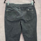 Faded Glory Black Skinny Pullon Jeggings Straight Cotton Stretch M Medium 10