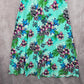 Authentic American Heritage Green Pink Floral Maxi Sleeveless Strap Junior L/14