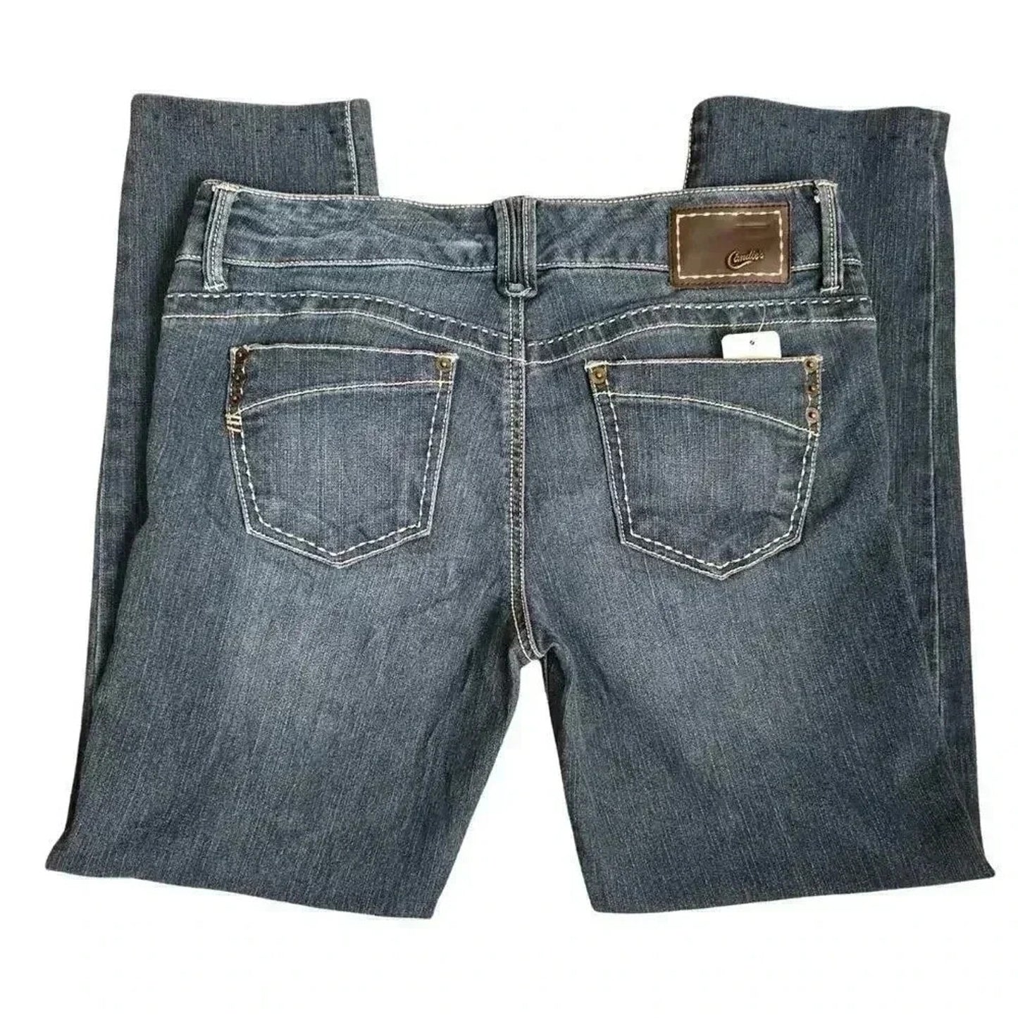 Candie's Blue Straight Leg Cotton Juniors Denim Jeans Size 11