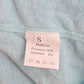 Blue Crisscross Back Sleeveless Racerback Mesh Activewear Sportswear Top Small