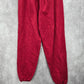 Red Oak Red Pullon Trousers Jogger Cotton Sweatpants Fleece Bottom Pants S Small
