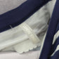 Lands End Blue White Stripe Tube Padded Swimwear Tankini Tank Top Medium M 10