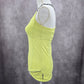 Mondetta Green Racerback Print Sports Activewear Support Bra Tank Top Small