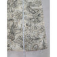 Gray Paisley Printed Light Floral Infinity Scarf OSFM