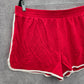 No Boundaries Red White Lounge Stretch Bottoms Pants Shorts Plus XL 15-17