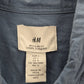 H&M Blue Long Sleeve Button Down Cotton Mens Shirt Large