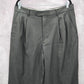 Villa D'Marco Tailored Trouser Gray Executive Office Work Dress Pants 36x30