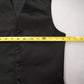 Tuxedo Park Black 5 Point Waistcoat Slim Formal Tuxedo Suit Vest 30R 2XS