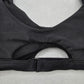 Time and Tru Black Padded Sports Bra Beach Bikini Bralette Swim Top S Small