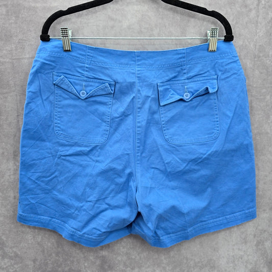 Penmans Blue Stretch Flat Front Bermuda Bottoms Pants Shorts Cotton 14