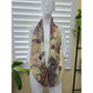 Cream Paisley Multicolor Floral Boho 90s Y2K Whimsy Infinity Scarf OSFM