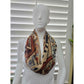 Charming Charlie Tribal Pattern Brown Infinity Scarf OSFM