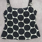 La Blanca Black Polka Dot Crop Padded Swimwear Tankini Tank Top Medium M 8