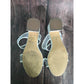 Lulus White Mesh Strap Heels 8