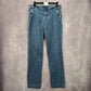 058. Pierre Cardin Blue Straight Tapered Denim Pants Jeans 10