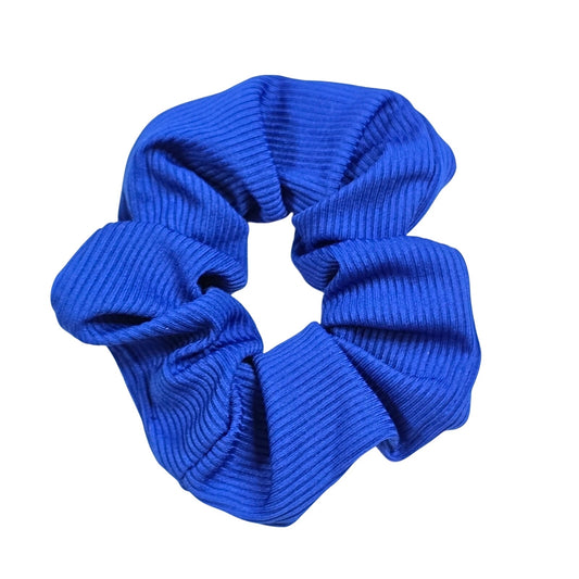 Blue Scrunchie Hair Accessories Tie Hair Band Elastic Stretch Handmade SB28