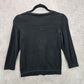 The Limited Black Button Down Cotton Y2K Sweater Cardigan XS