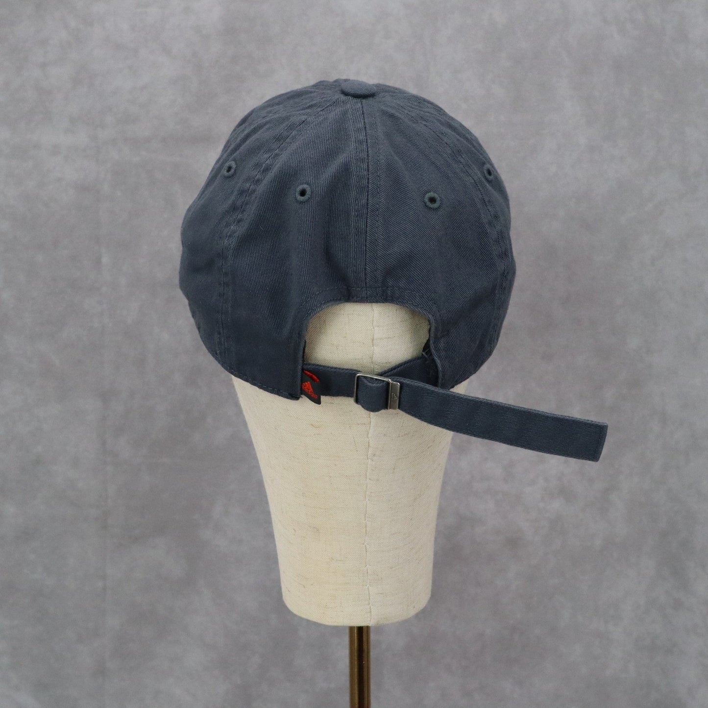 Adidas Gray Baseball Climalite Athletic Logo Cotton Adjustable Buckle Cap Hat