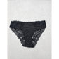 Joyspun Black Lace Panty Dainty Whimsy Sexy Goth Fairy Coquette Bridal XL