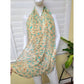 Cream Printed Y2K 90s Light Infinity Scarf OSFM