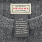 Arizona Gray Stripe Long Sleeve Sweater Cardigan Pullover Youth Boys Large