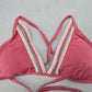Soluna Pink Lace Tie Padded Boho Beach Bikini Bralette Swim Top S Small