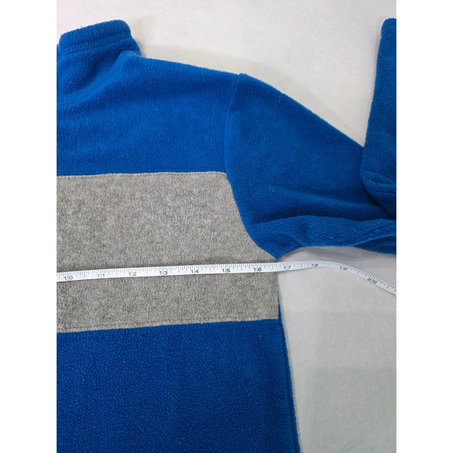 Blue Fleece Pullover Quarter Zip Boys Large 10/12