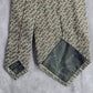 Piatra Private Gray Black Red Geometric Executive 100% Silk Italy Mens Neck Tie