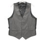 Gray 5 Button 2 Welt Pocket Waistcoat Formal Tuxedo Suit Vest Large 42R