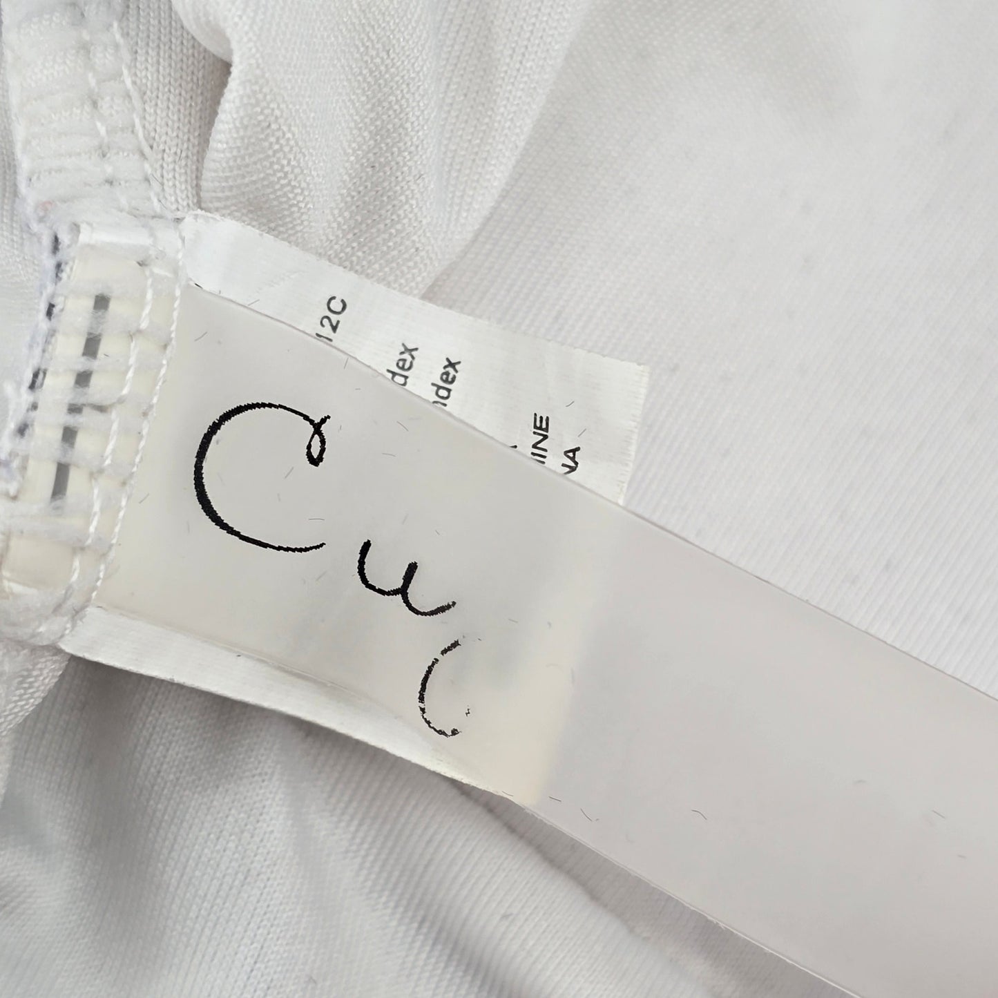 Cupshe Gray White Stripes Tankini Swimwear Crop Padded Top Beach XS Extra Small