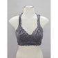 Felina Gray Lace Floral Whimsygoth Fairy Coquette Bridal Bralette Medium