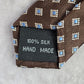 Beau Brummel Brown Diamond Polka Dot Geometric Executive Silk Neck Tie Men's