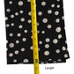 Retro Y2K Vintage Metrowear Black Polka Dot Stretch Maxi Long Flare Skirt 3X