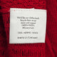 Eileen Fisher Red Merino Wool Mini Stitch Tunic Sweater Pullover XL Extra Large