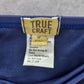 True Craft Blue String Ruched Bikini Bottoms Swimwear Medium