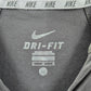 Nike Black Pullover Baseball Sweatshirt Sport Active Windbreaker Jacket M Medium