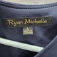 Ryan Michelle Blue Sleeveless Fit Flare Formal Cocktail Dress Large