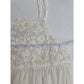 In Bloom White Sheer Lace Bead Fairy Cottage Lingerie Feminine Dress Medium