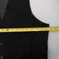 Joseph Abboud Black 5 Button Point Welt Pocket Waistcoat Tuxedo Suit Vest M 42R