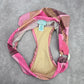 Kim Rogers Pink Brown Stripe Medium Bikini Bottom Swimwear