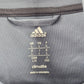 Adidas Gray Stripe Active Sports Full Zip Light Track Suit Coat Jacket Large L